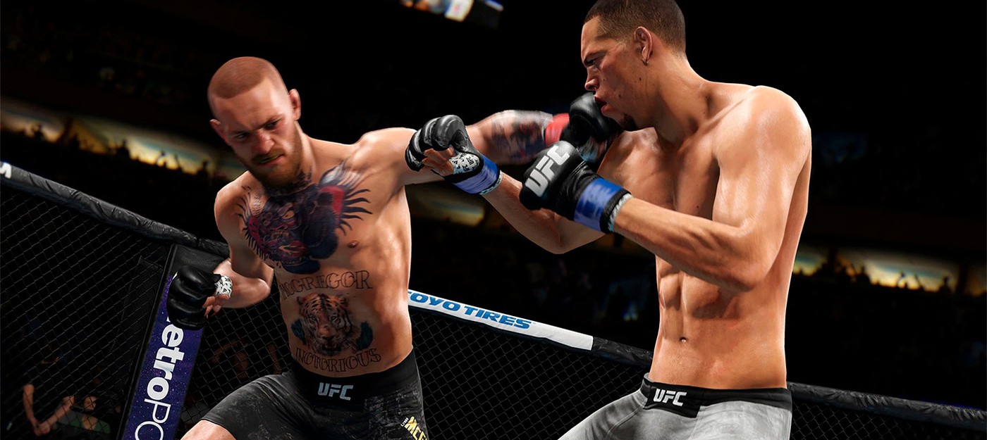 EA начала добавлять в UFC 4 рекламу среди геймплея