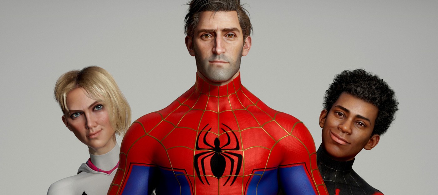 Как бы выглядели реалистичные версии героев из "Человека-паука: Через вселенные"