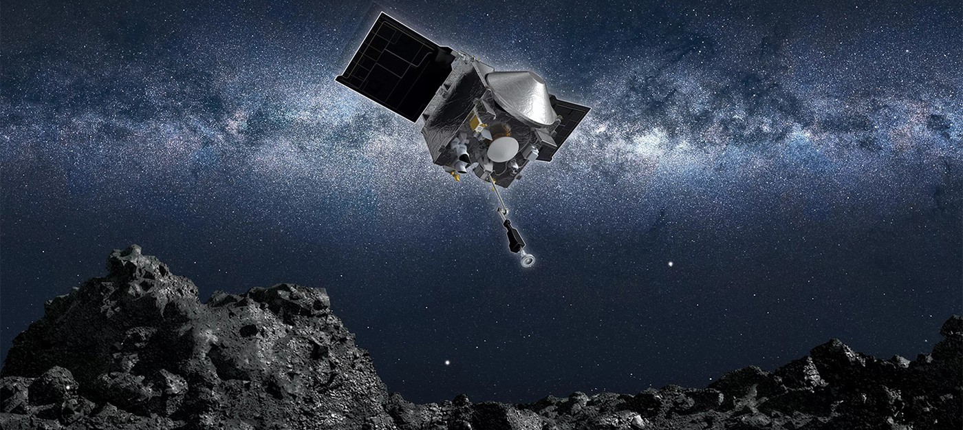 Аппарат NASA успешно собрал образцы с астероида Bennu
