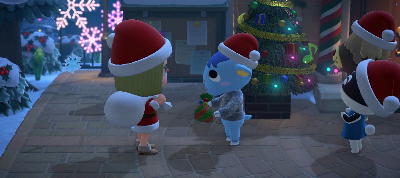 Зимнее обновление для Animal Crossing: New Horizons выйдет 19 ноября