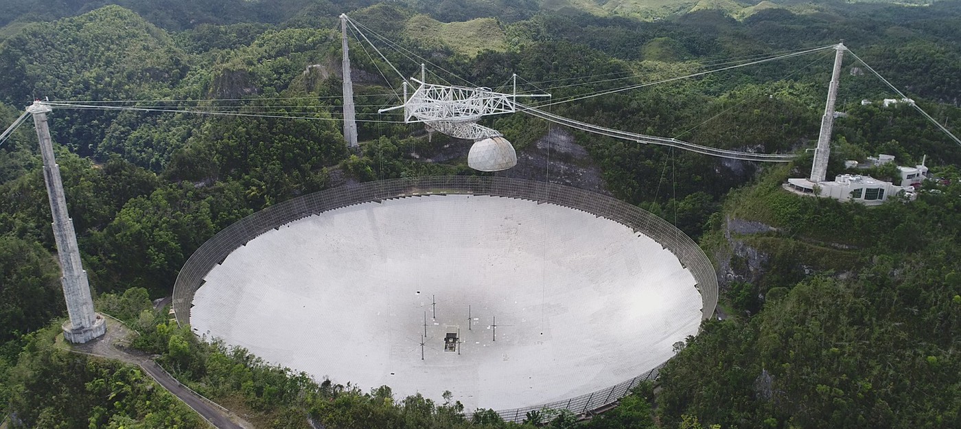В Аресибо обрушился второй по величине в мире радиотелескоп