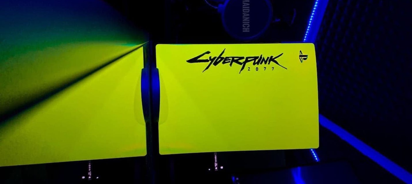 Ютубер показал кастомную PS5 в стиле Cyberpunk 2077