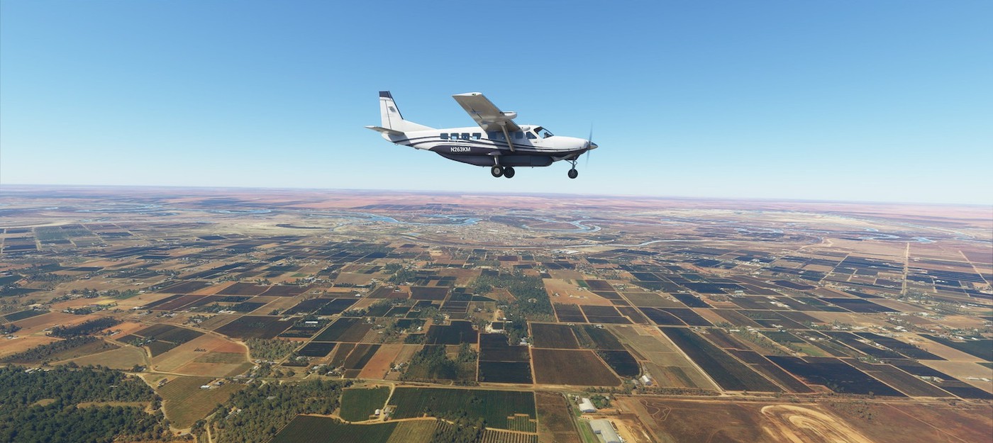 Игрок пролетел над дворцом Путина в Microsoft Flight Simulator