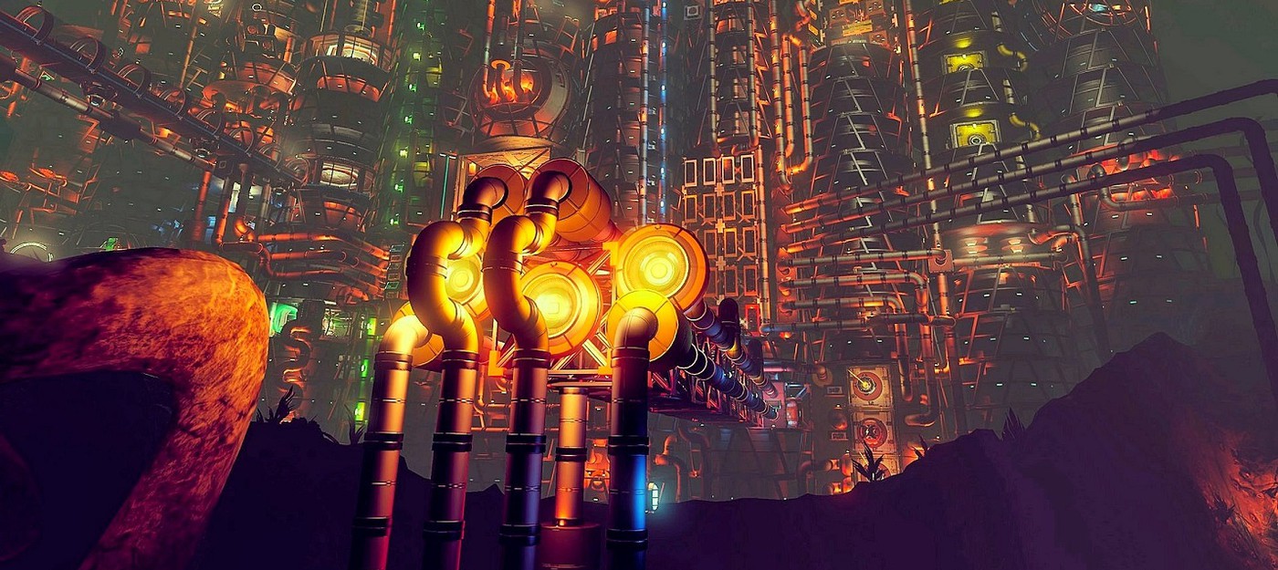 Игрок No Man's Sky построил город в стиле Восторга из BioShock