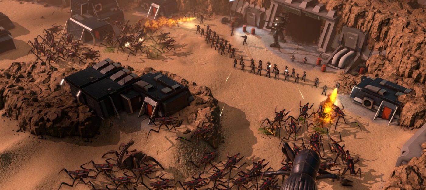 Новый геймплей стратегии Starship Troopers — Terran Command