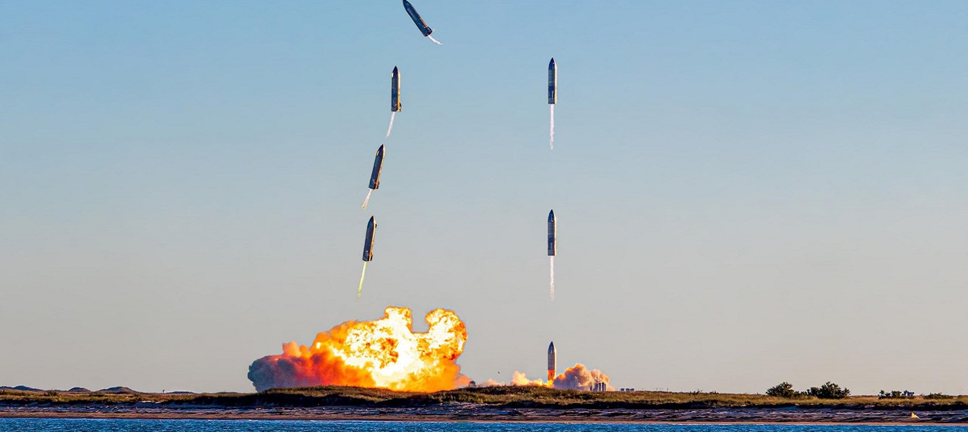 SpaceX показала взрыв прототипа Starship при неудачной посадке