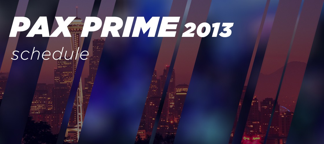 PAX PRIME 2013: График трансляций на Twitch