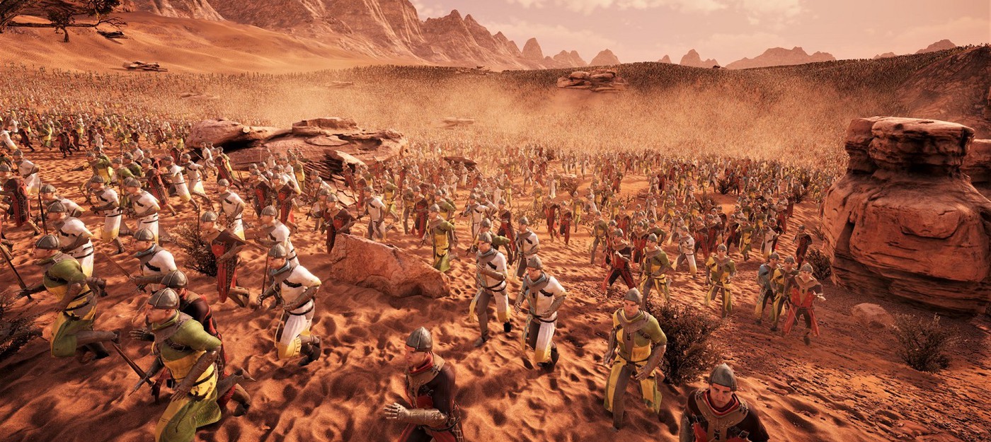 3 миллиона рыцарей против 250 тысяч лучников — геймплей Ultimate Epic Battle Simulator 2
