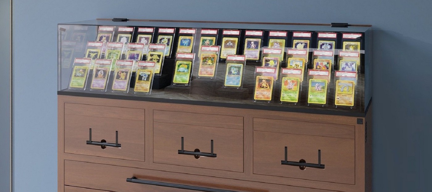 Британская Collectors' Cabinets предлагает витрины и стенды для хранения карточек из настольных ККИ