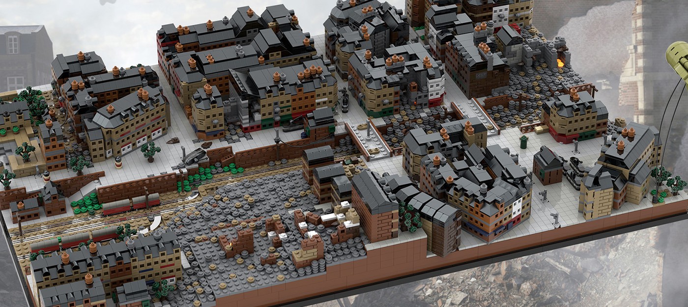 Фанат Battlefield создает потрясающие диорамы карт шутера из LEGO