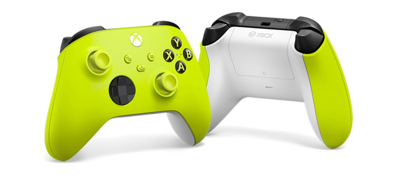 Microsoft представила два геймпада Xbox в расцветках Electric Volt и Daystrike Camo