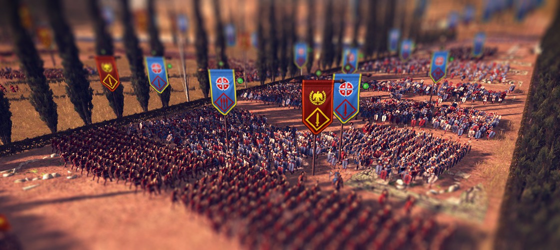 Сравнение графики Total War: Rome 2 – минимум и максимум