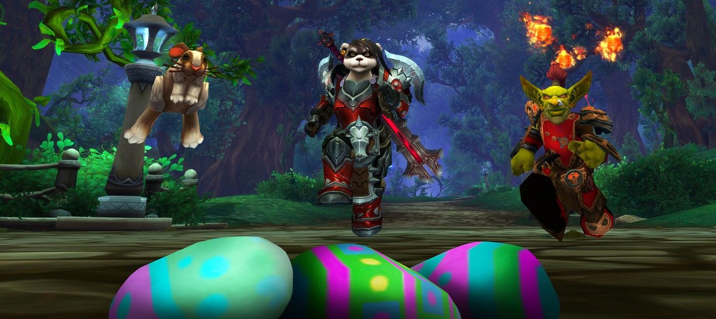 Игрок выполнил все задания пасхального ивента World of Warcraft, стоя на одном месте