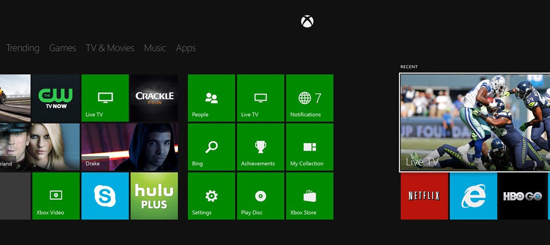 Видео бета-билда Xbox One