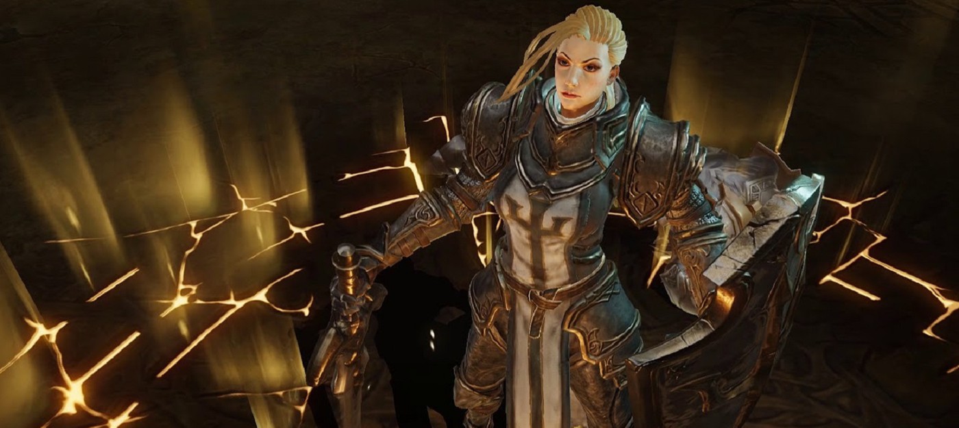 Сражения на коне, лут и масса врагов в геймплее Diablo Immortal за крестоносца