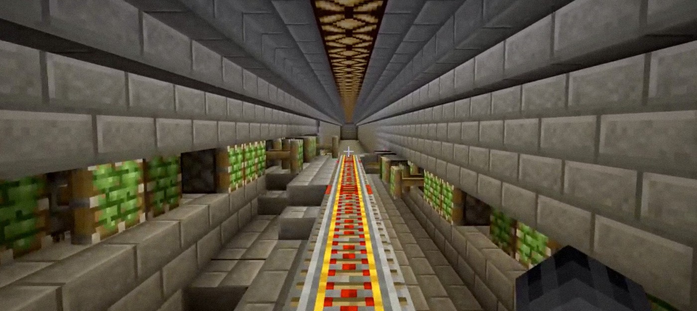 Игрок Minecraft создал самособирающуюся железную дорогу