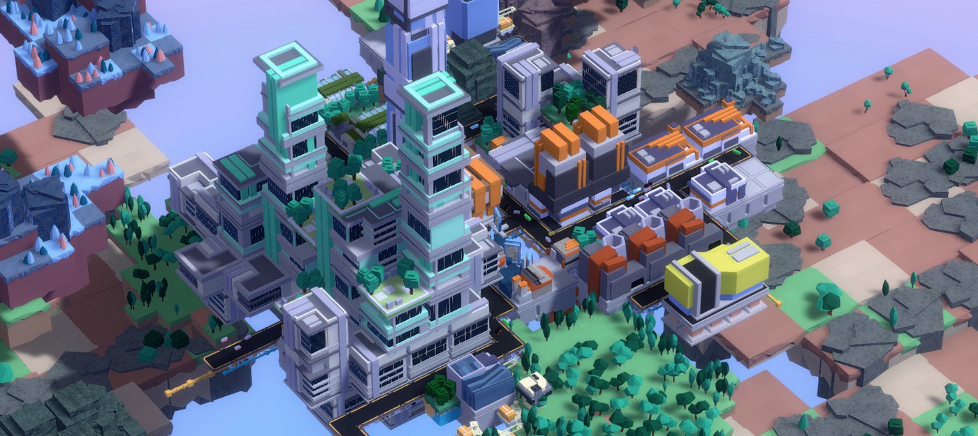 Строительство парящих вертикальных городов в трейлере стратегии Complex SKY