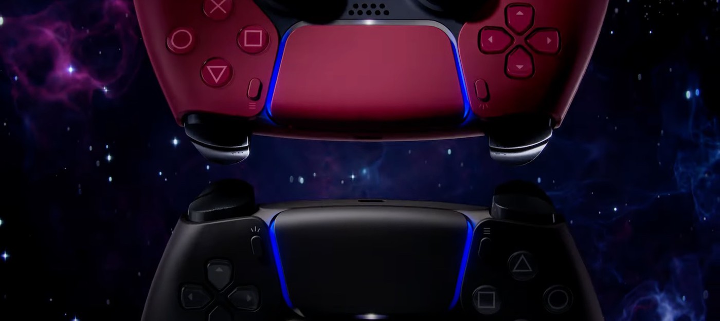 PlayStation показала новые DualSense — космический красный и полуночный черный