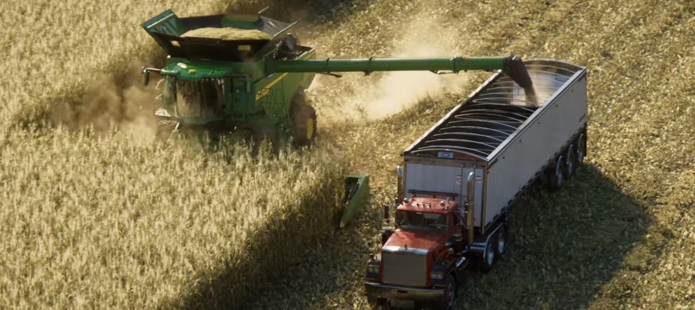 Стильный кинематографический трейлер Farming Simulator 2022