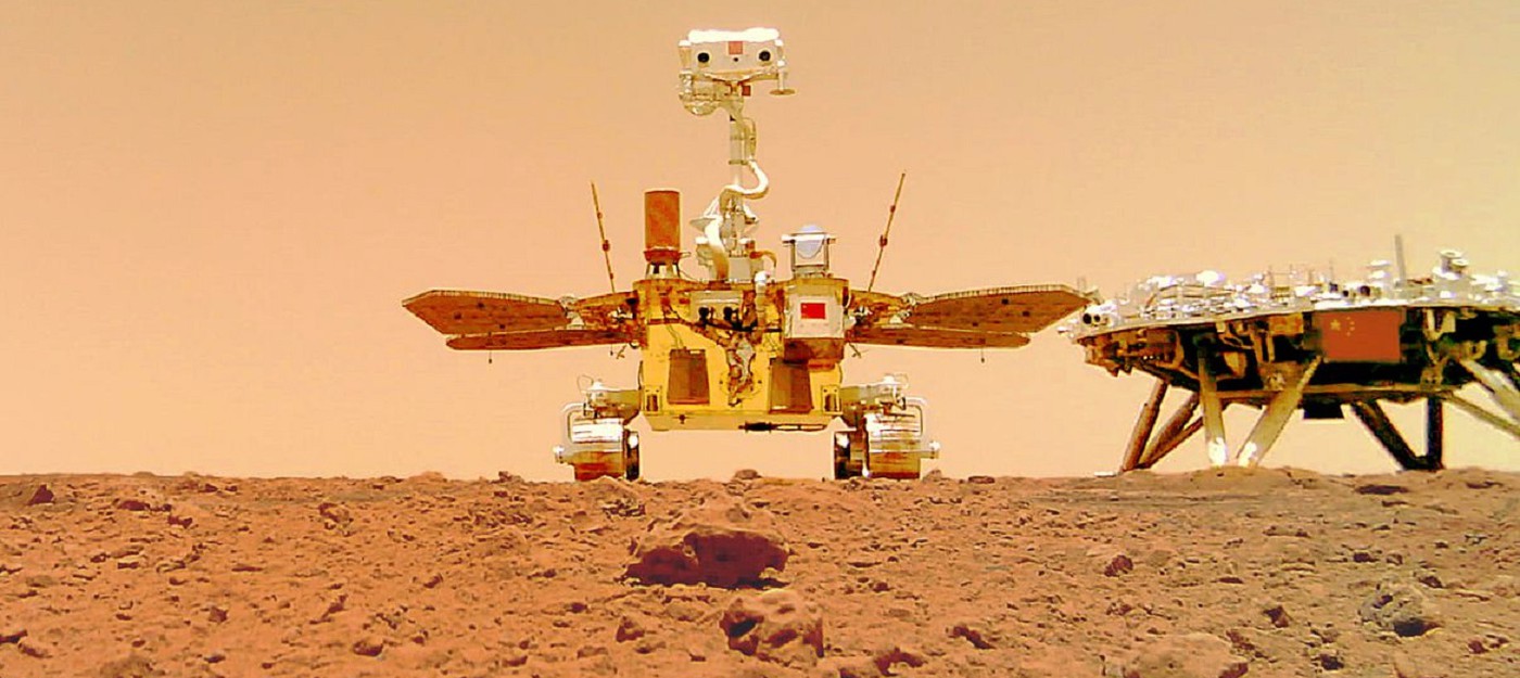 Китай опубликовал первое видео с Марса