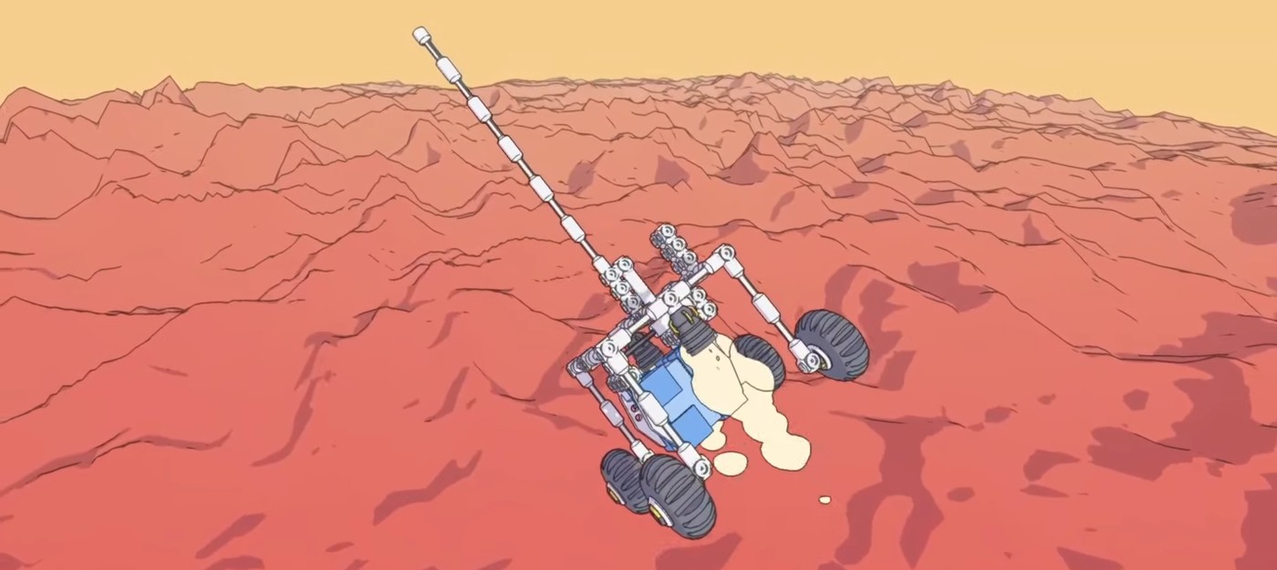 Трудности доставки грузов на Марсе в первом трейлере Mars First Logistics