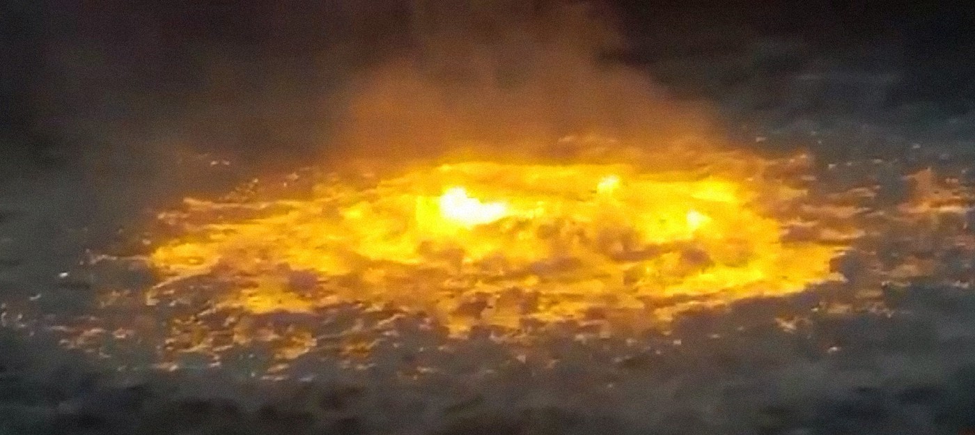 Из-за утечки газа в Мексиканском заливе загорелась вода — никто не пострадал