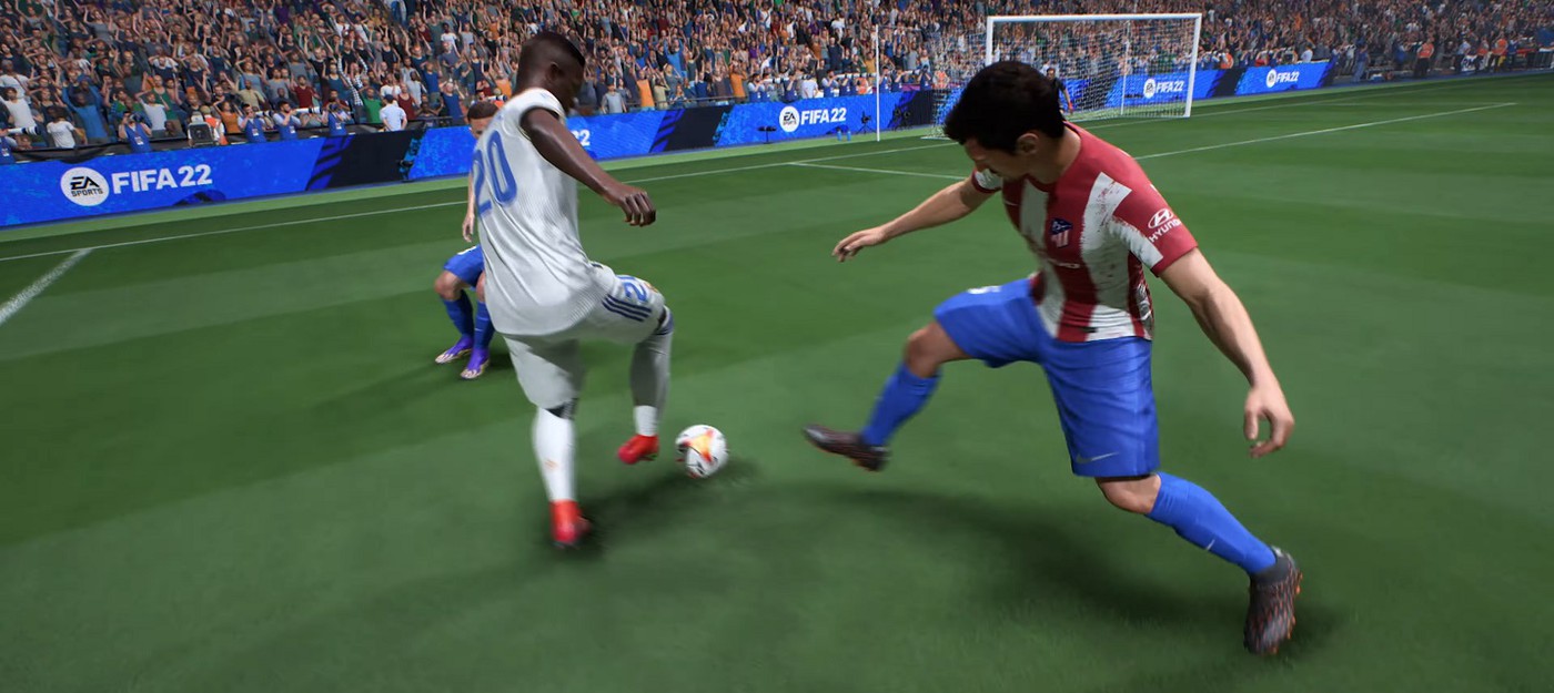 HyperMotion, улучшенное поведение ИИ и естественное поведение игроков — геймплейный трейлер FIFA 22