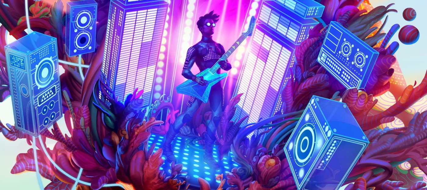 Приключения молодой рок-звезды в безумных мирах в геймплее The Artful Escape