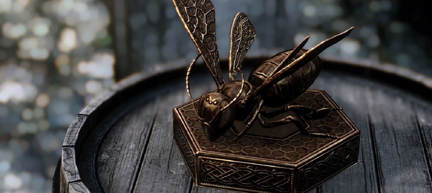В дорелизной версии Skyrim пчелы могли запустить телегу в небо и захватить игрока в плен