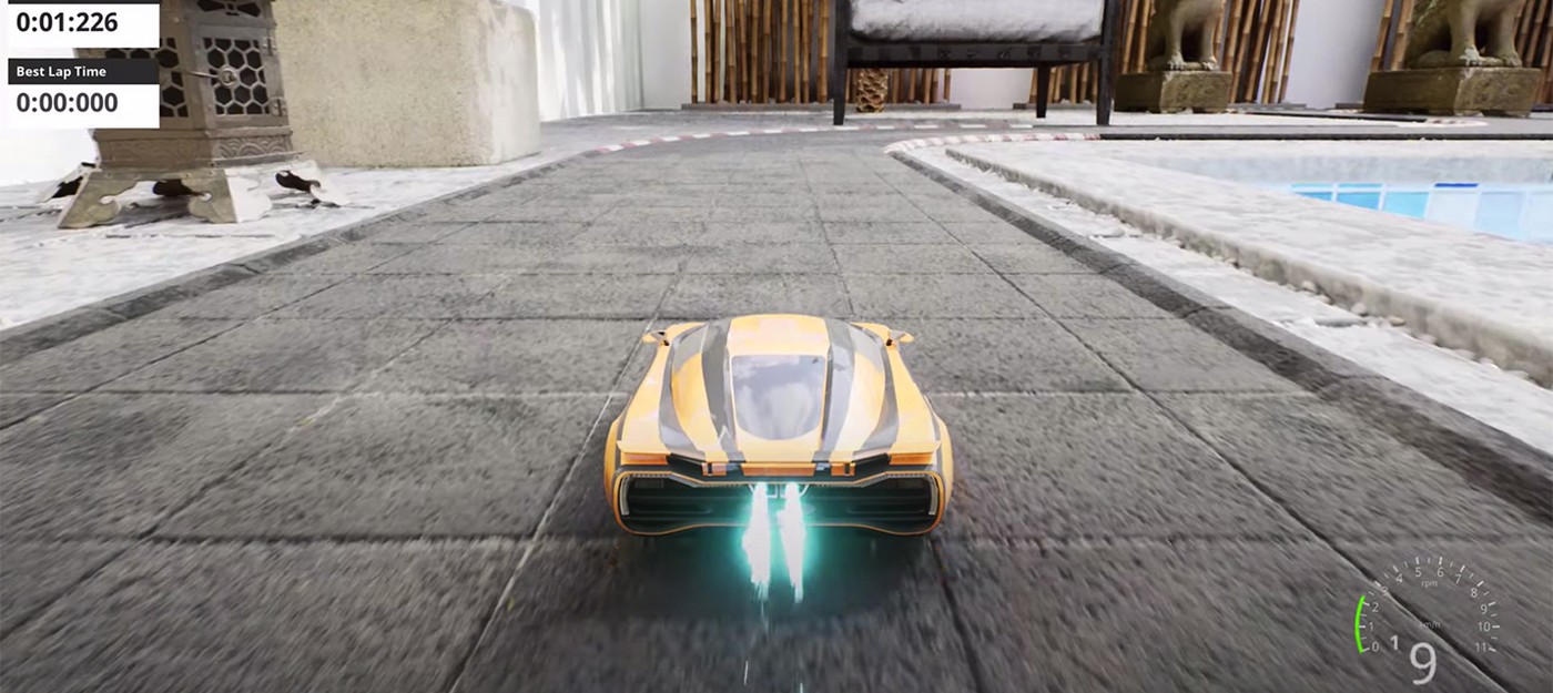 Гоночный симулятор Nano Racing использует движок Unreal Engine 5 — смотрите геймплей