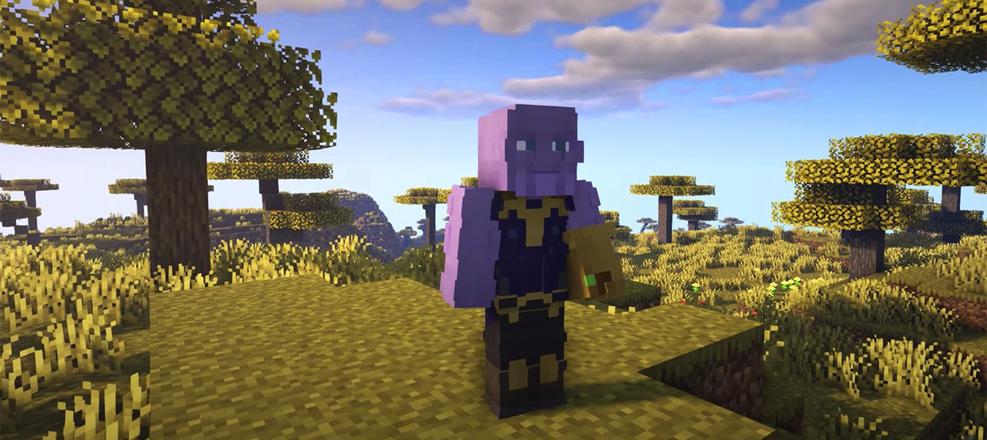 Теперь в Minecraft можно использовать Перчатку бесконечности Таноса