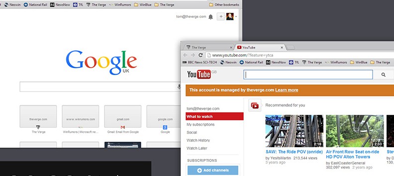 Google встроил Chrome OS в Windows 8