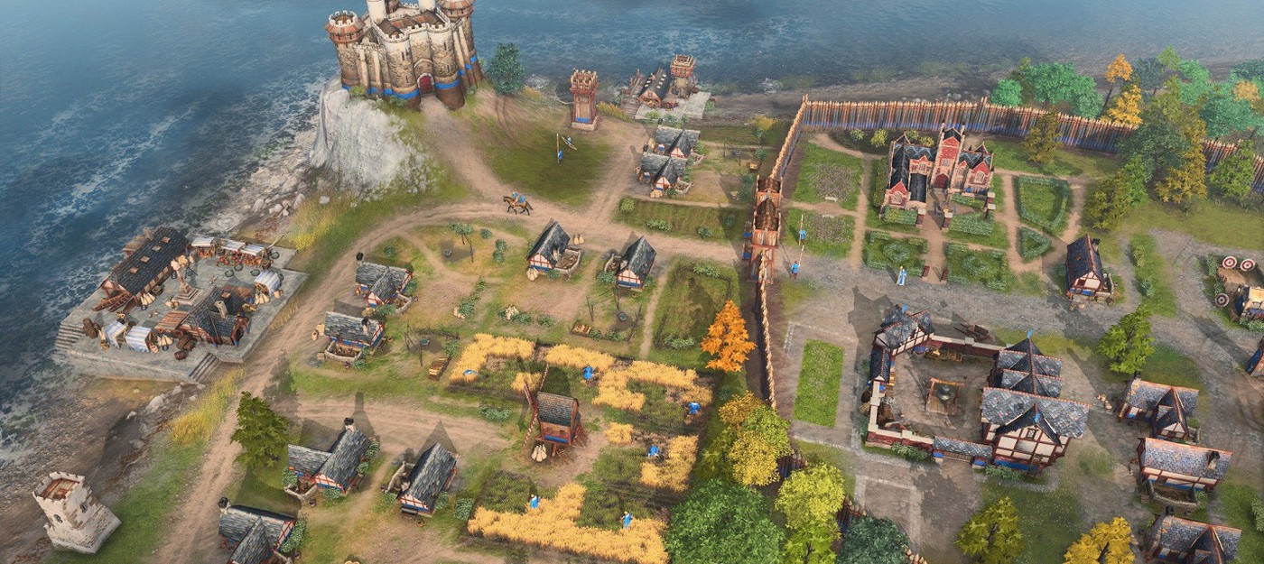 Русь против Римской империи в мультиплеерном матче Age of Empires 4