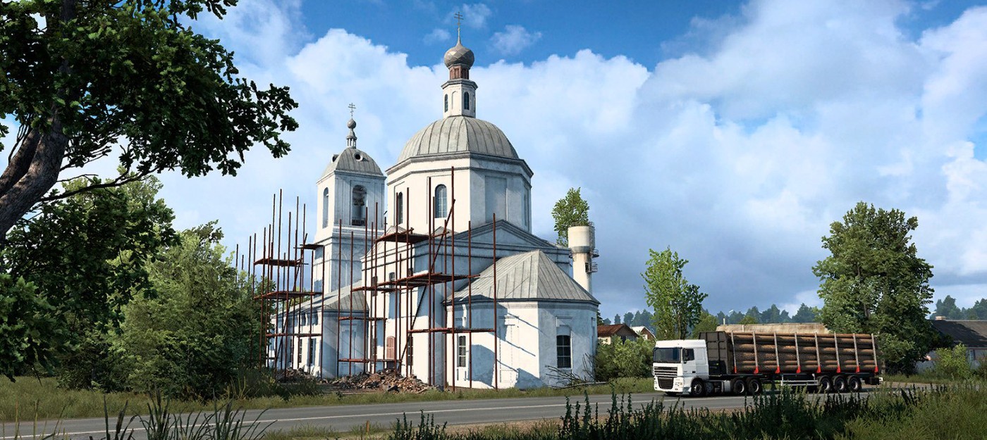 Разработчики дополнения "Сердце России" для Euro Truck Simulator рассказали про церкви и храмы
