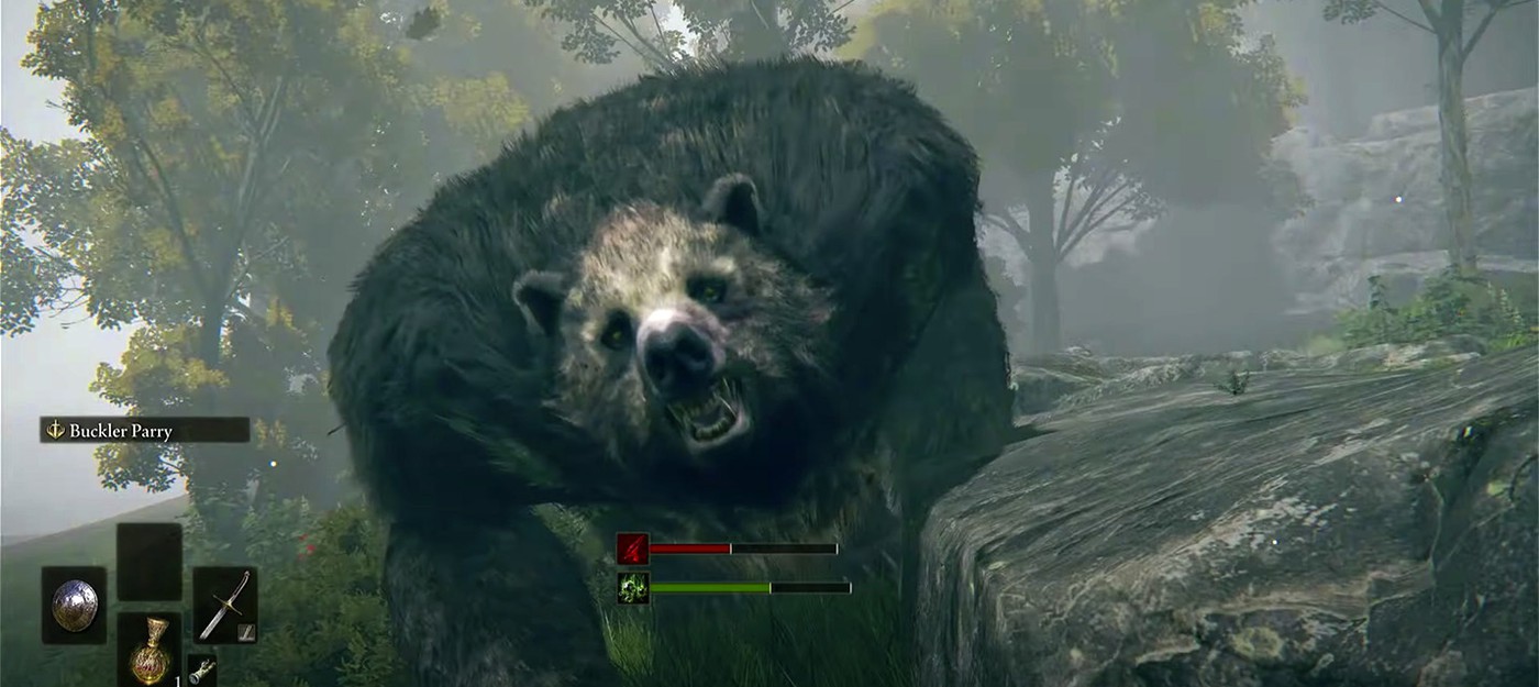 Игрок в Elden Ring вышел за границу карты и стал жертвой гигантского разъяренного медведя