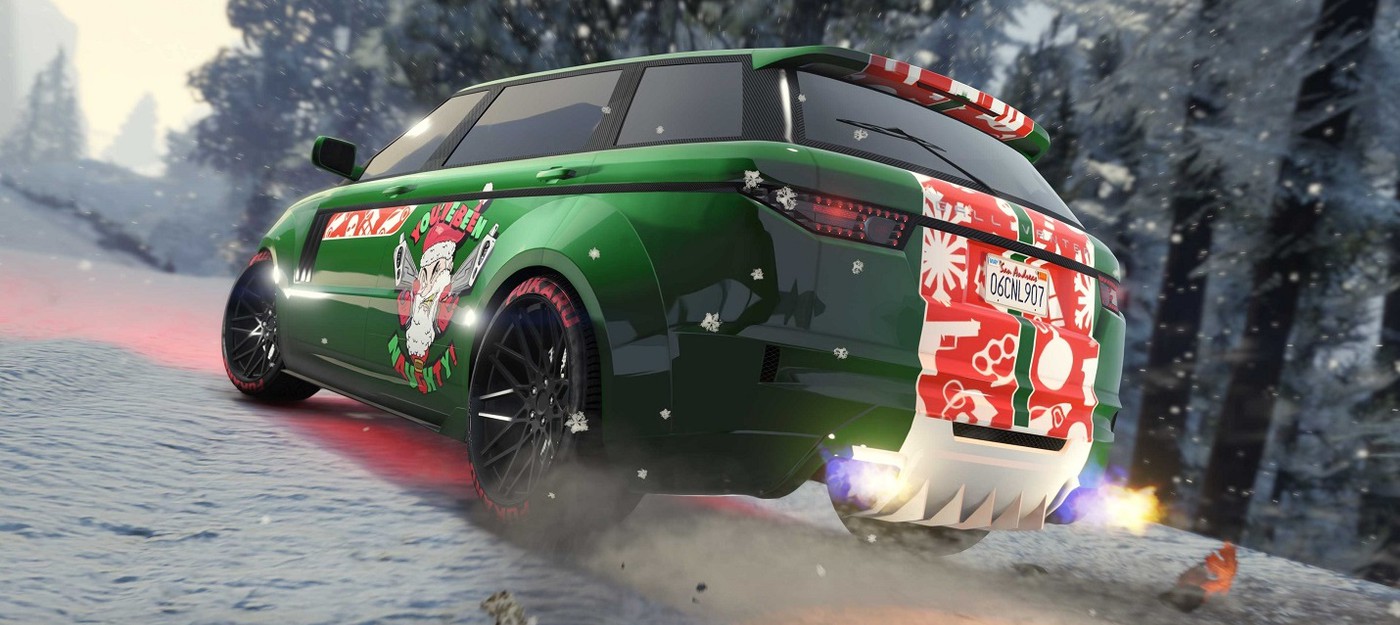 Снег, украшенный Лос-Сантос и подарки — в GTA Online очередной праздничный ивент