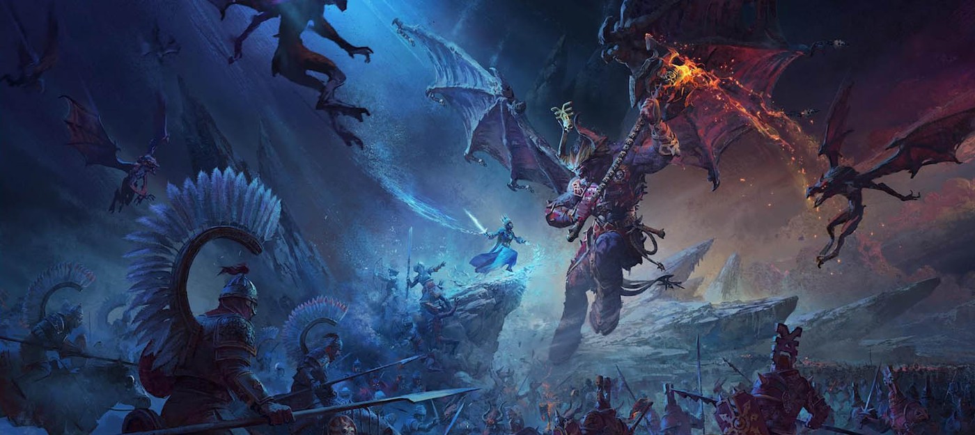 В Total War Warhammer 3 можно выбрать путь одного из богов Хаоса или сыграть за Хаос Неделимый