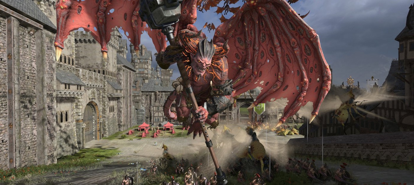 Кастомизация Принца Хаоса и сражения с людьми и орками в геймплее Total War: Warhammer 3