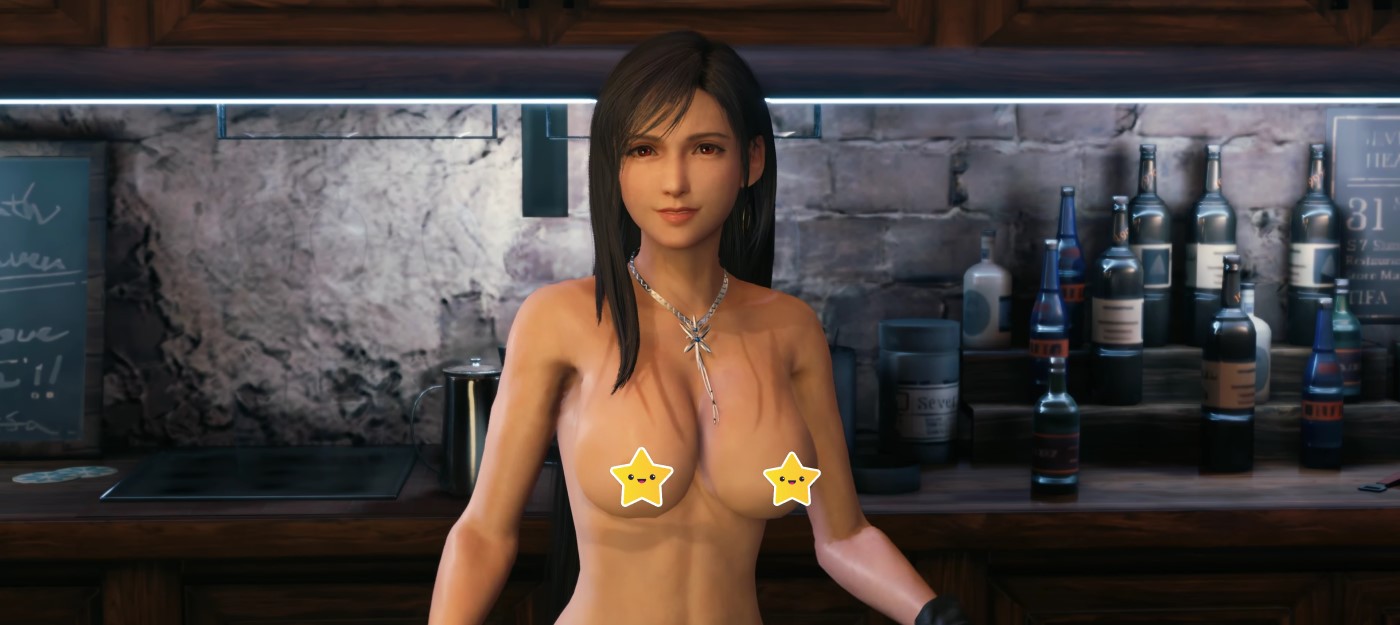 Ремейк Final Fantasy VII получил первый голый мод, раздевающий Тифу. 