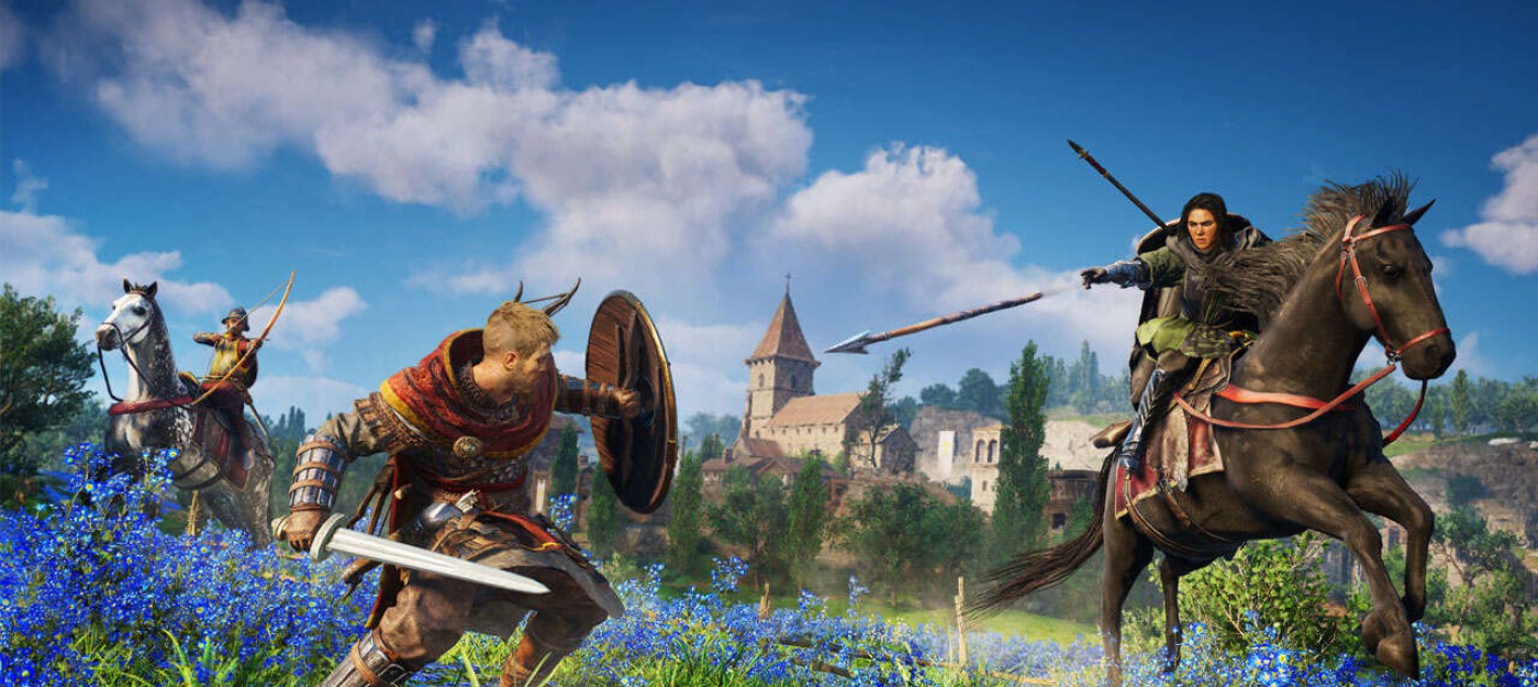 Разрушенный мифический мир в стартовом геймплее Assassin's Creed Valhalla: Dawn of Ragnarok