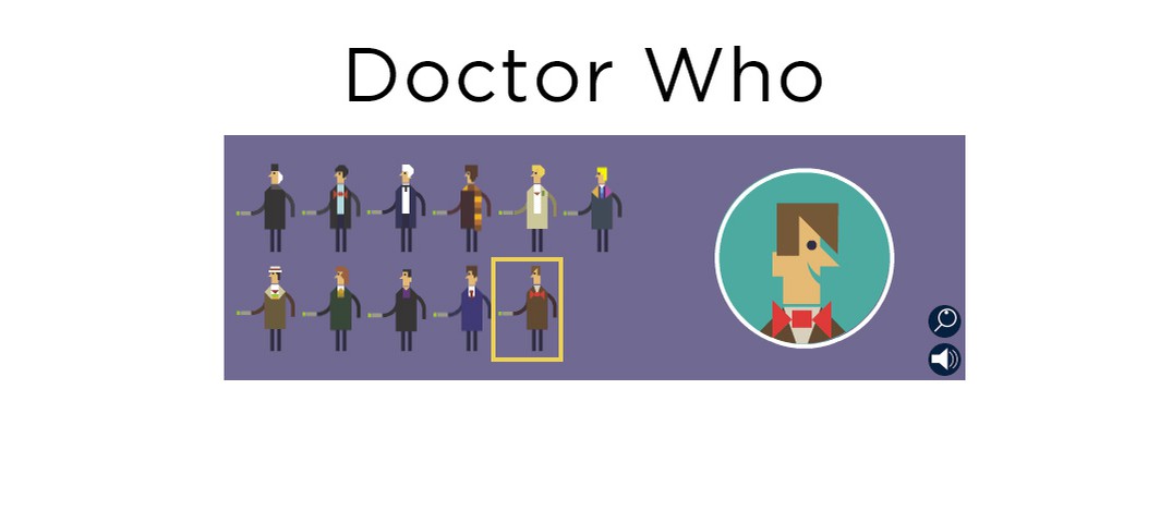 Мини игра Doctor Who от Google