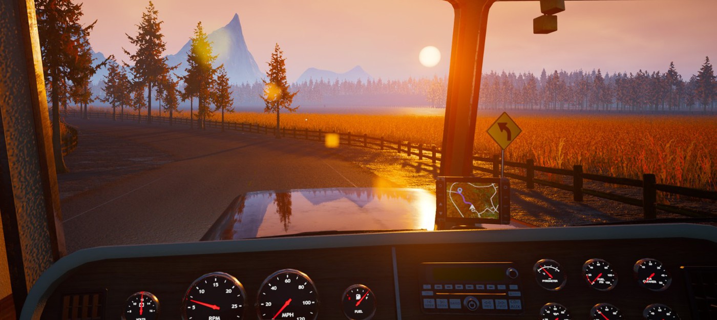 Разнообразная Аляска в геймплейном трейлере Alaskan Truck Simulator