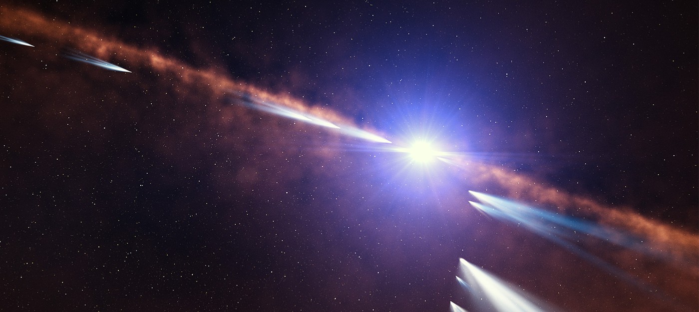 NASA обнаружила 30 экзокомет вокруг звезды Бета Живописца