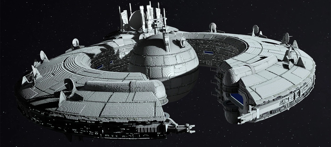 Игрок Minecraft соорудил модель линкора класса Lucrehulk и выиграл конкурс по Star Wars