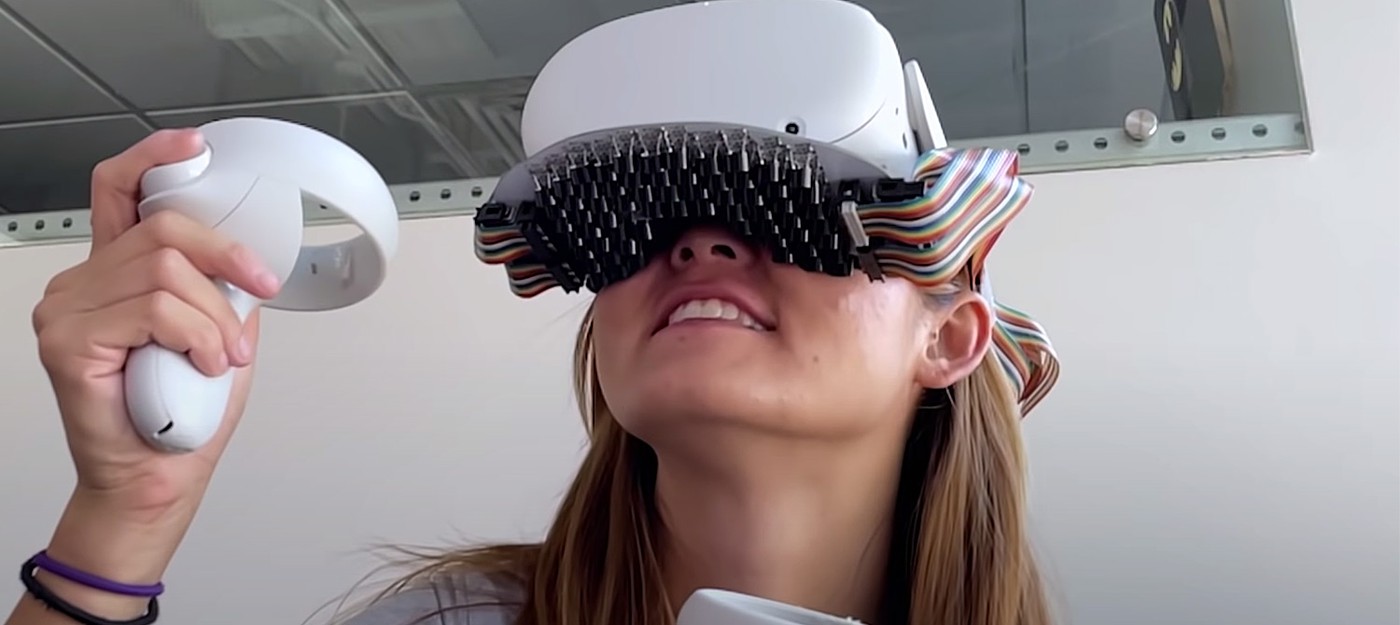 Скоро в VR можно будет целоваться — в разработке девайс, создающий тактильные ощущения на губах