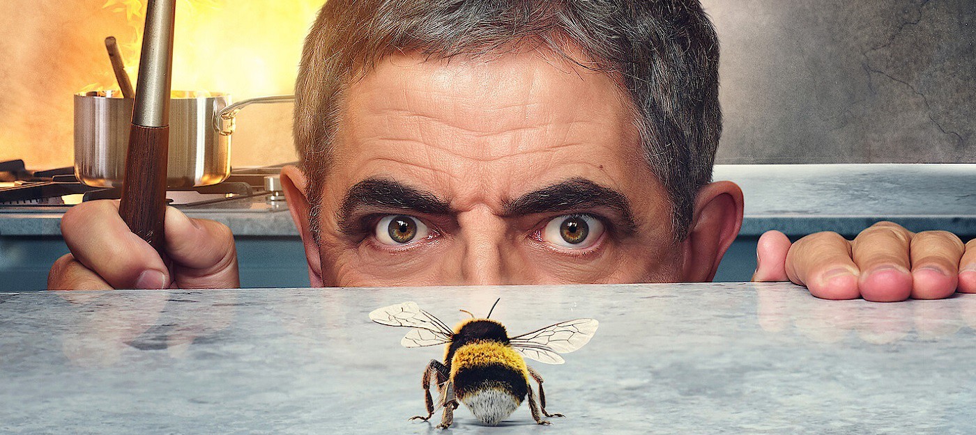Уничтожение особняка в трейлере сериала "Человек против пчелы" с Роуэном Аткинсоном