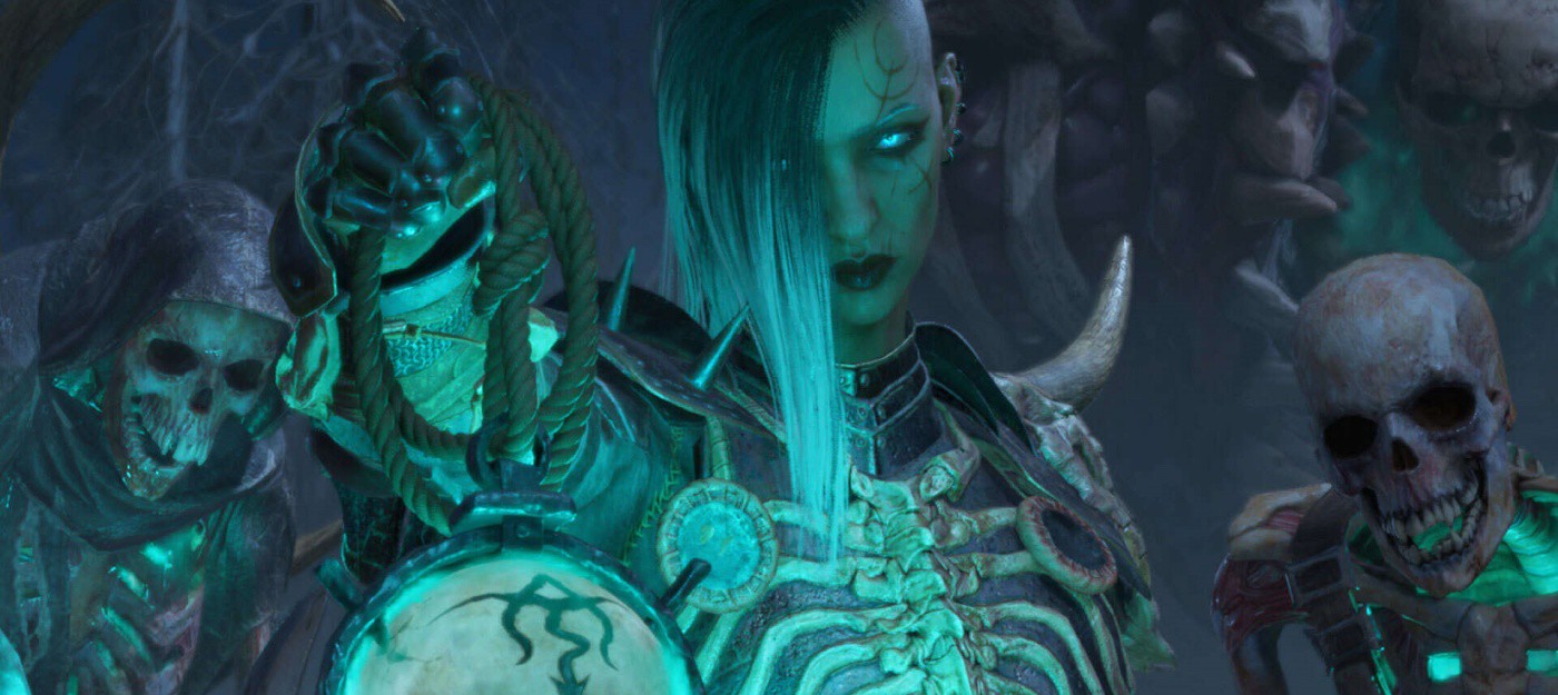 Некромант с армией мертвецов в новом геймплее Diablo IV