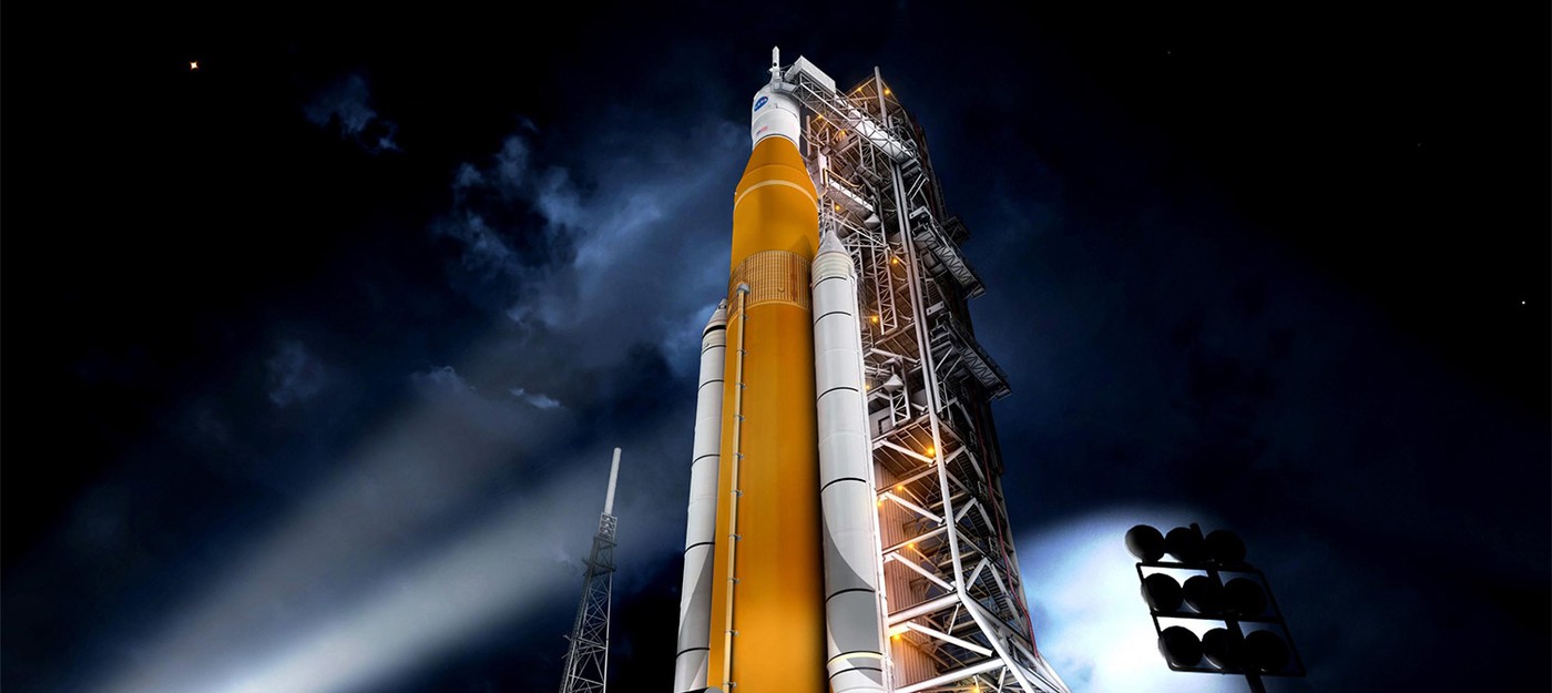 NASA успешно загрузила лунную ракету SLS топливом, однако утечка все еще присутствует