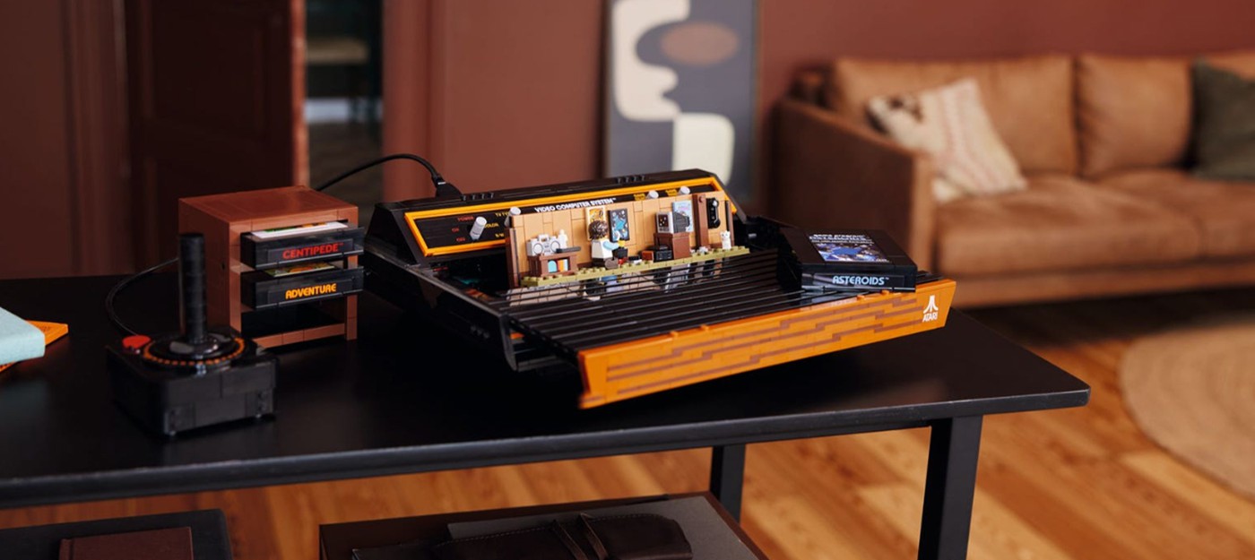 LEGO представила набор с консолью Atari 2600 с тремя играми