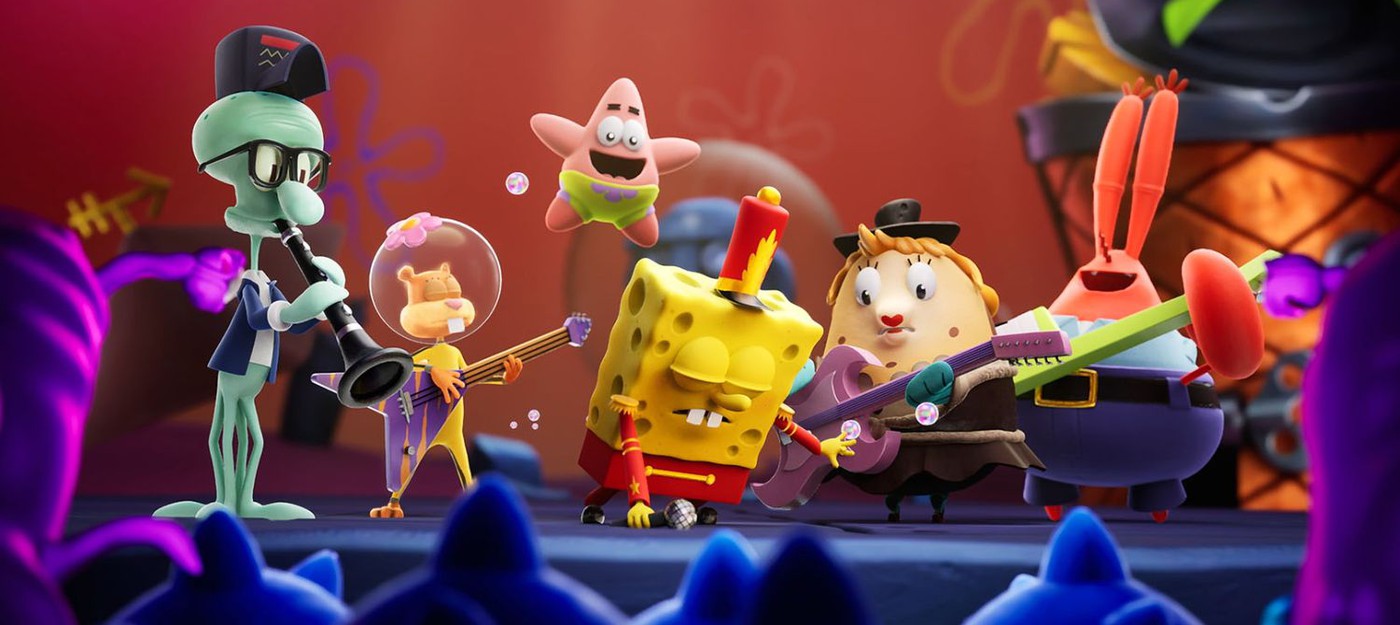 Губка-неандерталец в новом трейлере SpongeBob SquarePants: The Cosmic Shake...